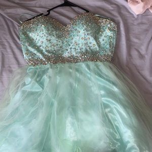 cecily brown large sequin homecoming dress